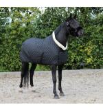 Couverture de Présentation Luxe Matelassée avec Col Teddy